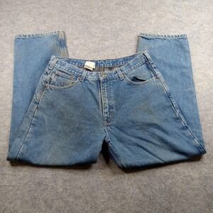 VINTAGE Carhartt Jeans Mens 36x30 Blue Denim Relaxed Fit Workwear 5-Pocket 90s‎